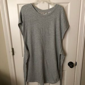 Athleta Heather Grey Embrace Tunic Dress size:L